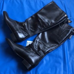 NWT Hugo Boss tall riding boots